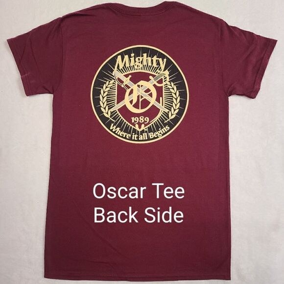 Marine Corps 4th Battalion Oscar Company Logo Burgundy T-Shirt - Picture 1 of 5